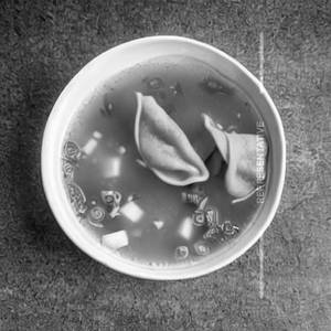 Crispy Wonton Chicken Soup