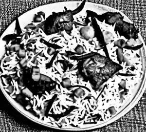 Fish fry biryani