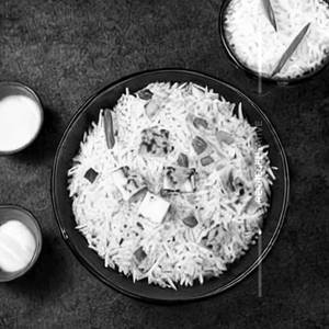 Paneer White Fried Rice