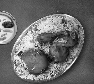 Chicken Fry Biryani (Boneless)