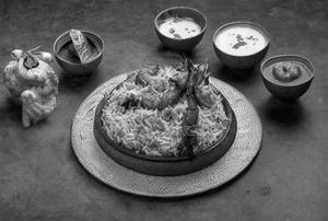 Prawns Ghee Roast Biryani