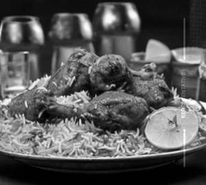 Chicken wing biryani