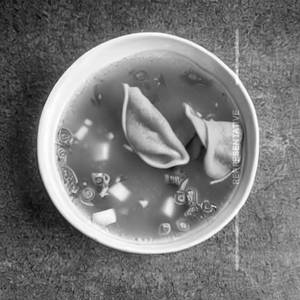 Crispy Wonton Chicken Soup