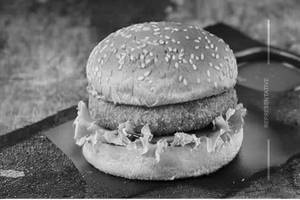 Veg aloo tikki burger