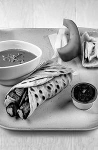 Paneer Mushroom Roll
