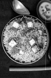 Paneer biryani