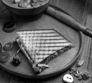 Paneer masala cheese grilled sandwich