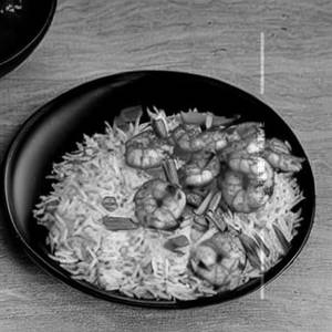 Chilli Garlic Prawns Rice