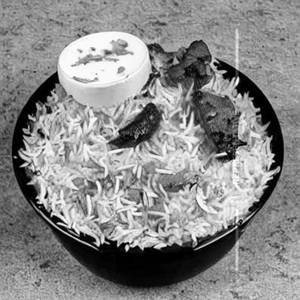 Veg Lazeez Biryani.    