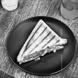 Veg grilled cheese sandwich