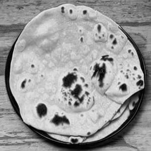 Plain chapati roti