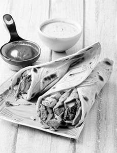 Aloo Tikki Wrap