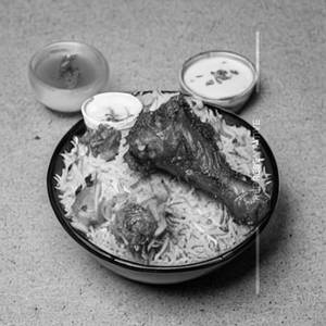 Half Bucket Chicken Biriyani -plus