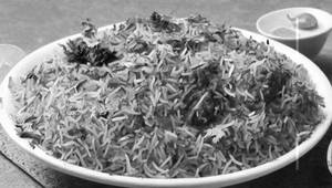 Plain biryani