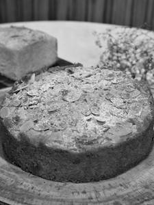 Flourless Almond Cake Round