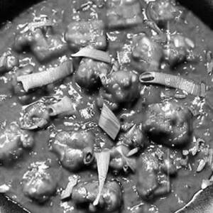 Baby Corn Manchurian Masala