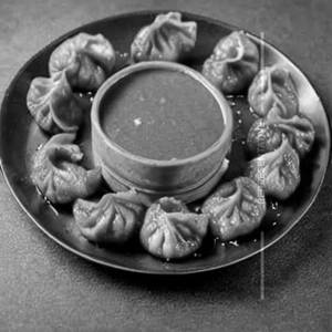 Pan Fried Paneer Manchurian Sauce Momos