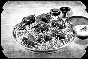 Mutton Biryani Boneless 