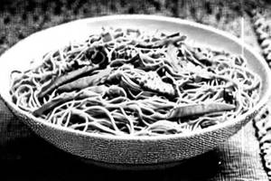 Chicken Noodles Hakka