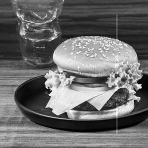American Cheese Burger (Jain) Double Patty