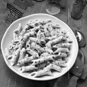 Fusilli Creamy Pesto  Basil Cheese Sauce