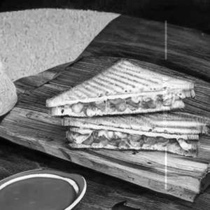 Cheese Aloo Matar Sandwich