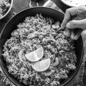 Mushroom Kaju Biryani