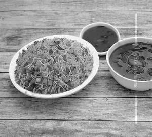 Veg Tripil Fried Rice & Noodles