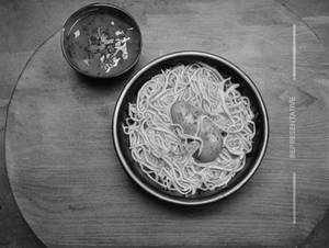 Egg Chicken Noodles Gravy