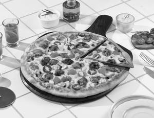 Mojo's Chicken Special THIN CRUST PIZZA [BIG 10"]