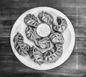 Chicken cheese fried momos