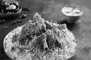 Mutton Ghost Biryani (nalli) - Spl (single Bone)