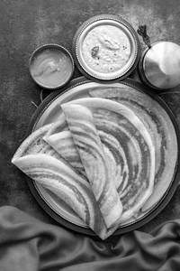 Plain dosai (3 nos)
sambar + chutney