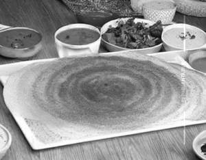Paneer Salad Roast Dosa