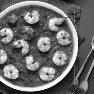 Bangers Prawns & Mash Potato