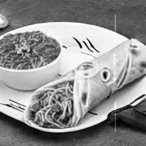 Noodles Manchurian Schezwan Mayonnaise Frankie