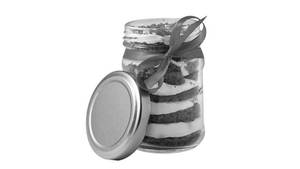 Redvelvet Cheese Cake Jar