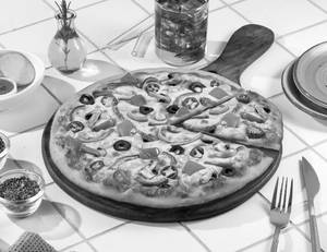 All Veggies Madness THIN CRUST PIZZA [BIG 10"]