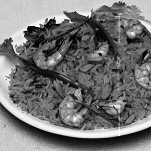 Prawns Burnt Garlic Rice