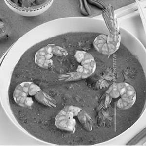 White Garlic Prawn