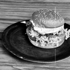 Spicy Garlic Burger Double Patty