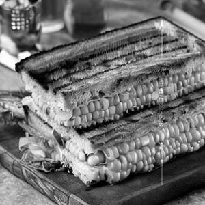 Corn & Mushroom Grilled Sandwich (Per Pc)