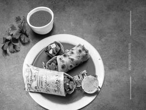 Chilly Paneer Roll