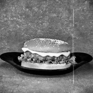 Spicy Garlic Cheese Burger Double Patty