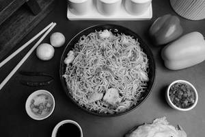 Chilli Garlic Chicken Noodles