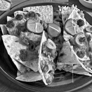 Peri Peri Manchurian Schezwan Nachos Cheese Frankie