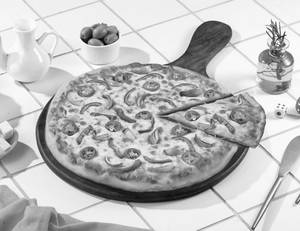 Fabulous Three THIN CRUST PIZZA [BIG 10"]