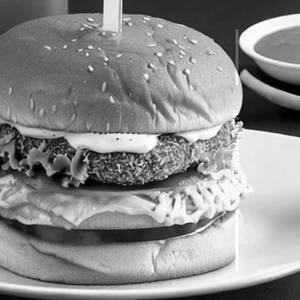 Veg Cheesy Stack Burger 