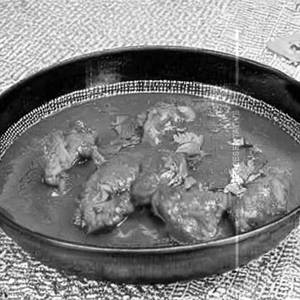 Chicken In Oyester Gravy