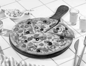 Veggie Paradise THIN CRUST PIZZA [BIG 10"]